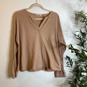 Ribbed Longsleeve V LoungeWear